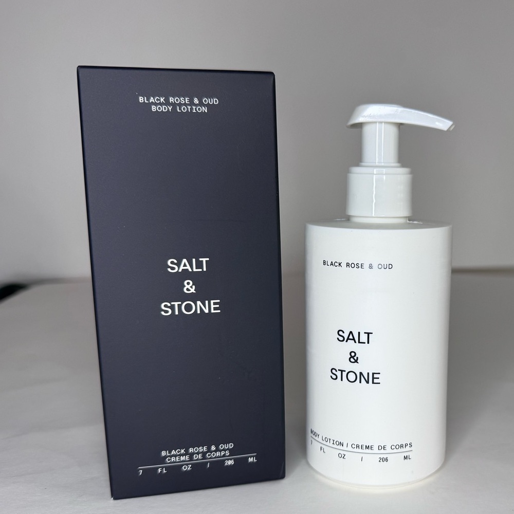 Salt & Stone Black Rose & Oud Body Lotion 7oz 206mL NEW In Box